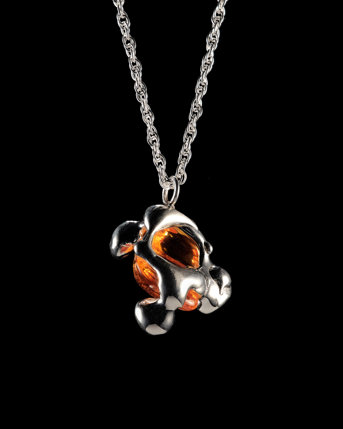 Orange Erosion Necklace