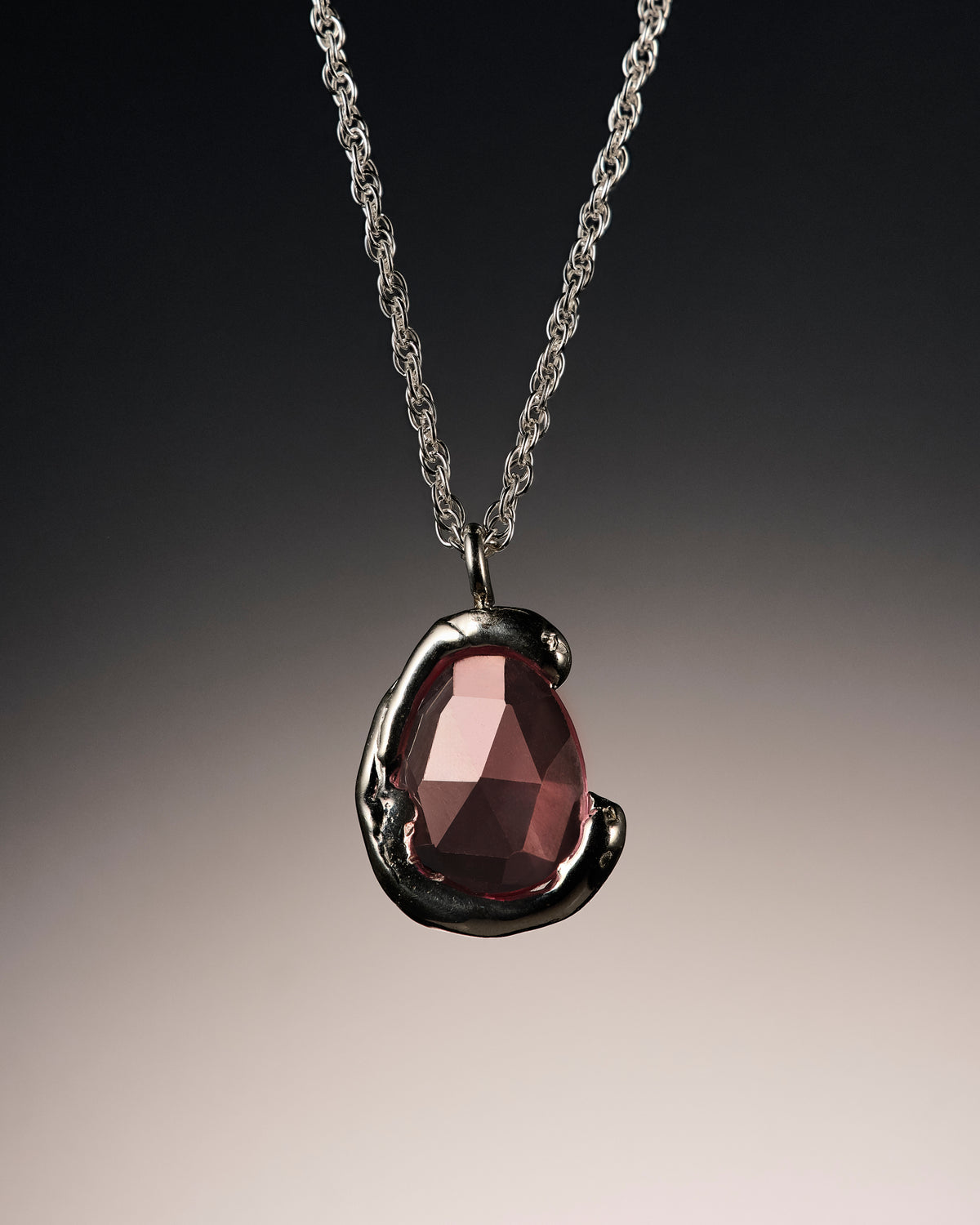Peach Flux Necklace