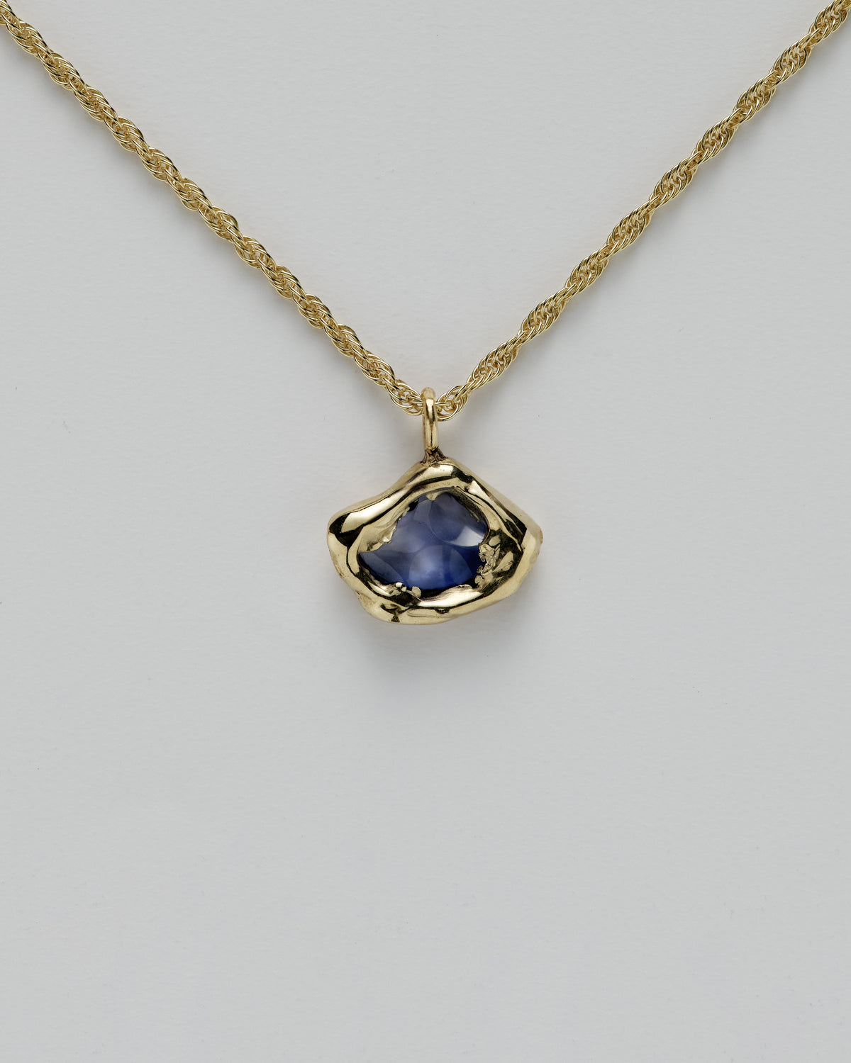 Purple & Gold Erosion Necklace