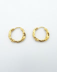 Gold Vermeil Lava Hoop