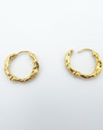Gold Vermeil Lava Hoop