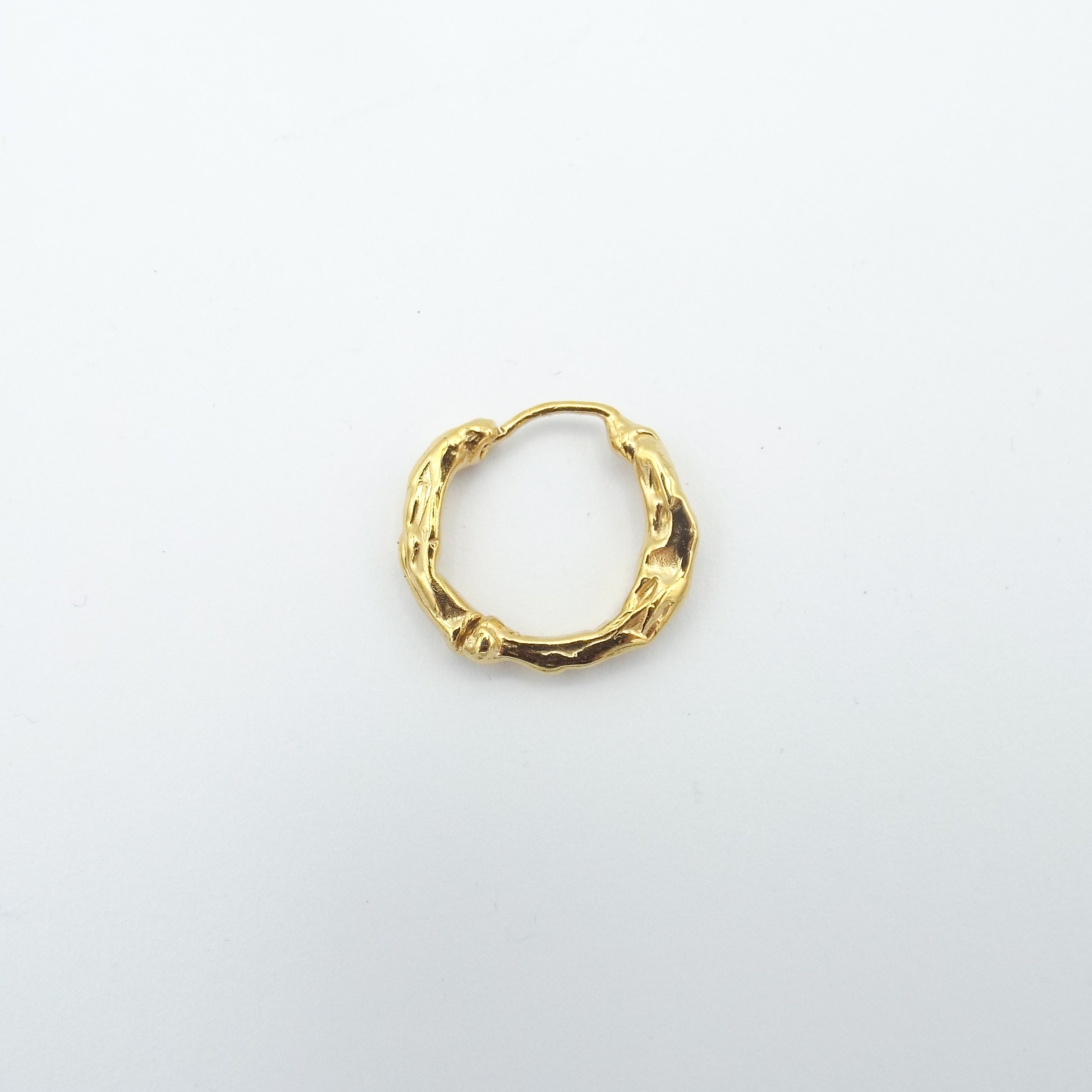 Gold Vermeil Lava Hoop