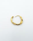 Gold Vermeil Lava Hoop