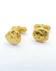 Gold Vermeil Lava Cufflinks
