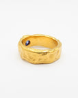 The Blue Sapphire Lava (Gold Vermeil)