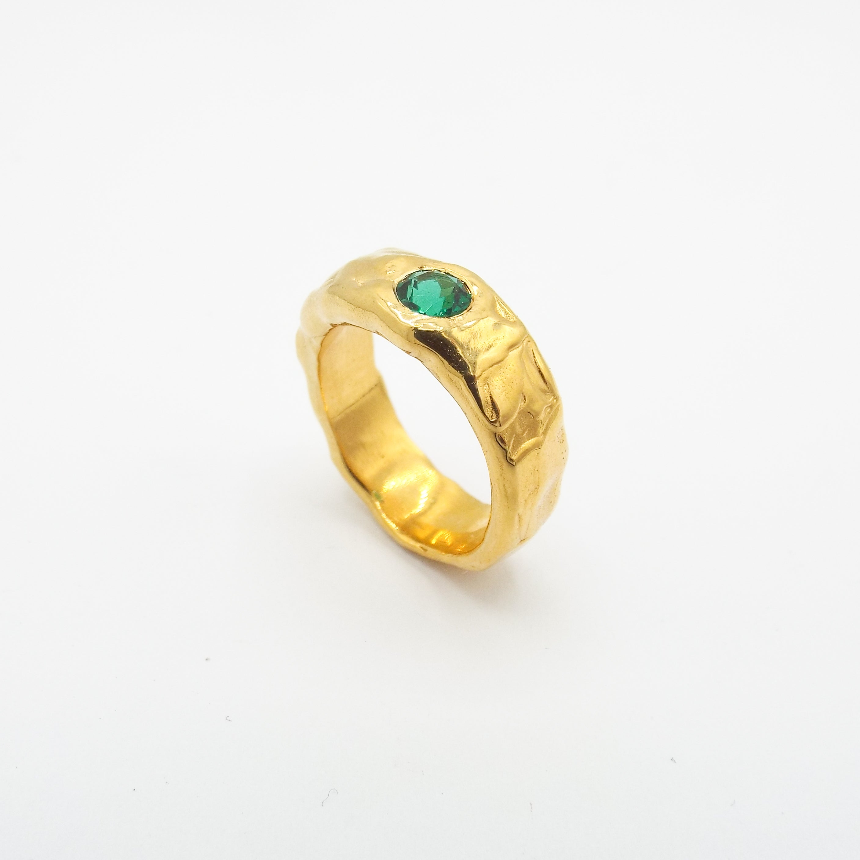 The Emerald Lava (Gold Vermeil)