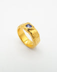 The Blue Sapphire Lava (Gold Vermeil)