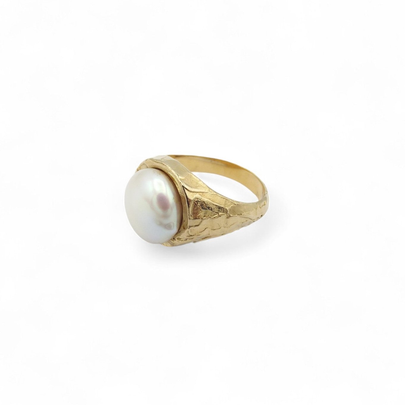 Gold Freshwater Pearl Ring