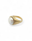 Gold Freshwater Pearl Ring