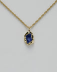 Blue & Gold Erosion Necklace