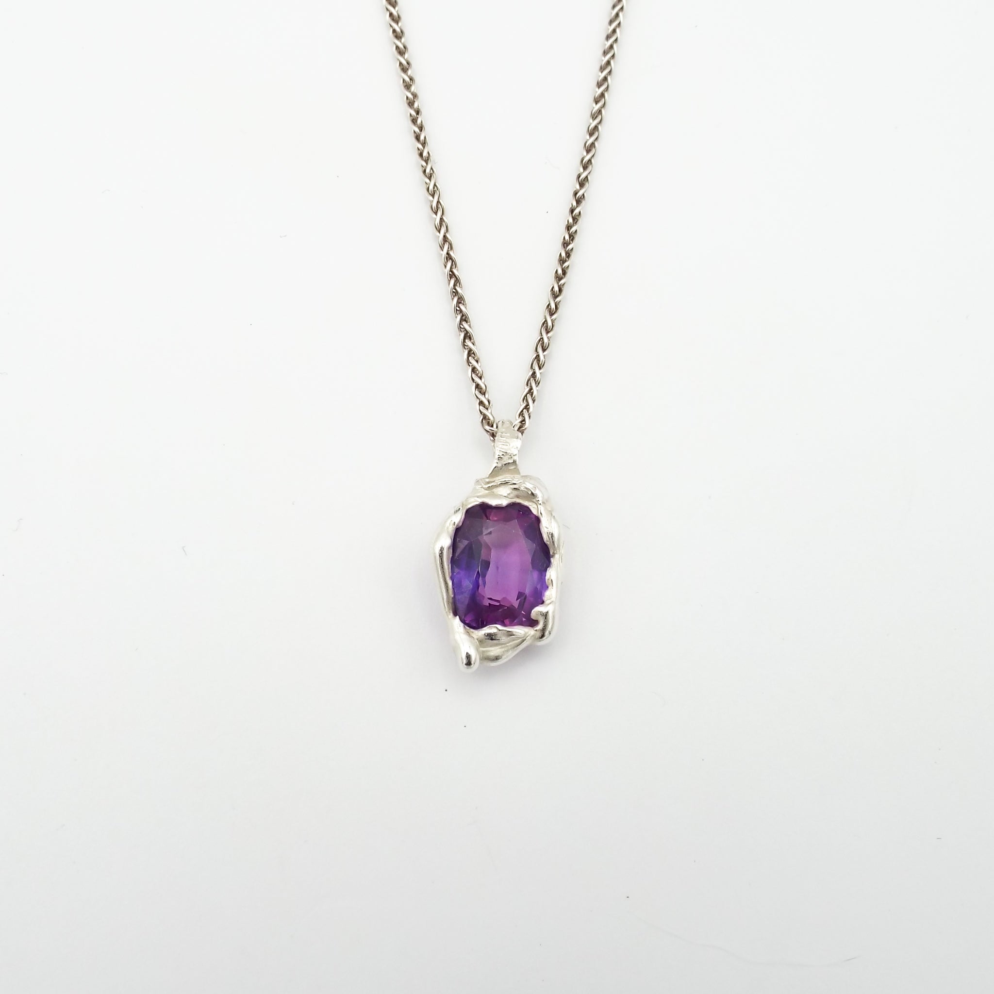 Blue &amp; Purple Sapphire Pendant