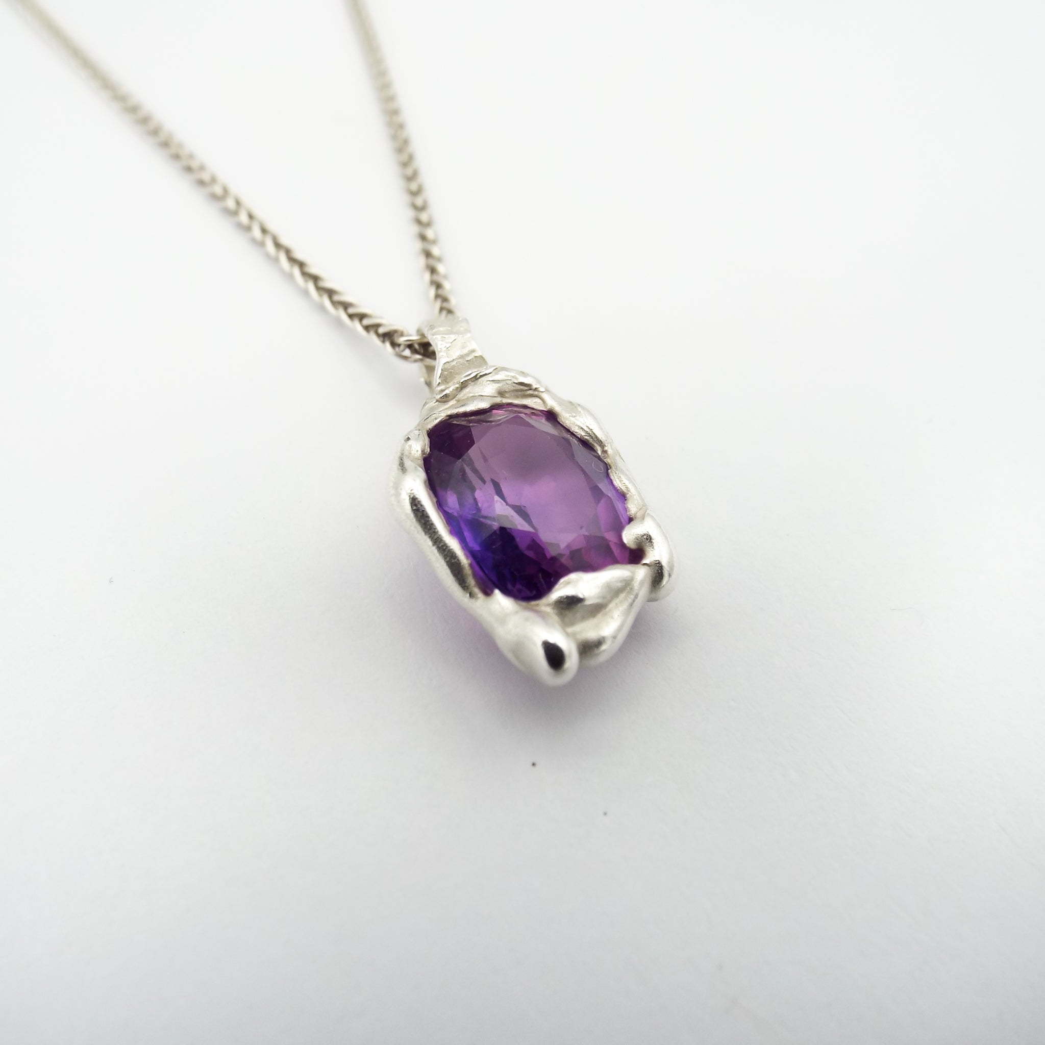 Blue &amp; Purple Sapphire Pendant