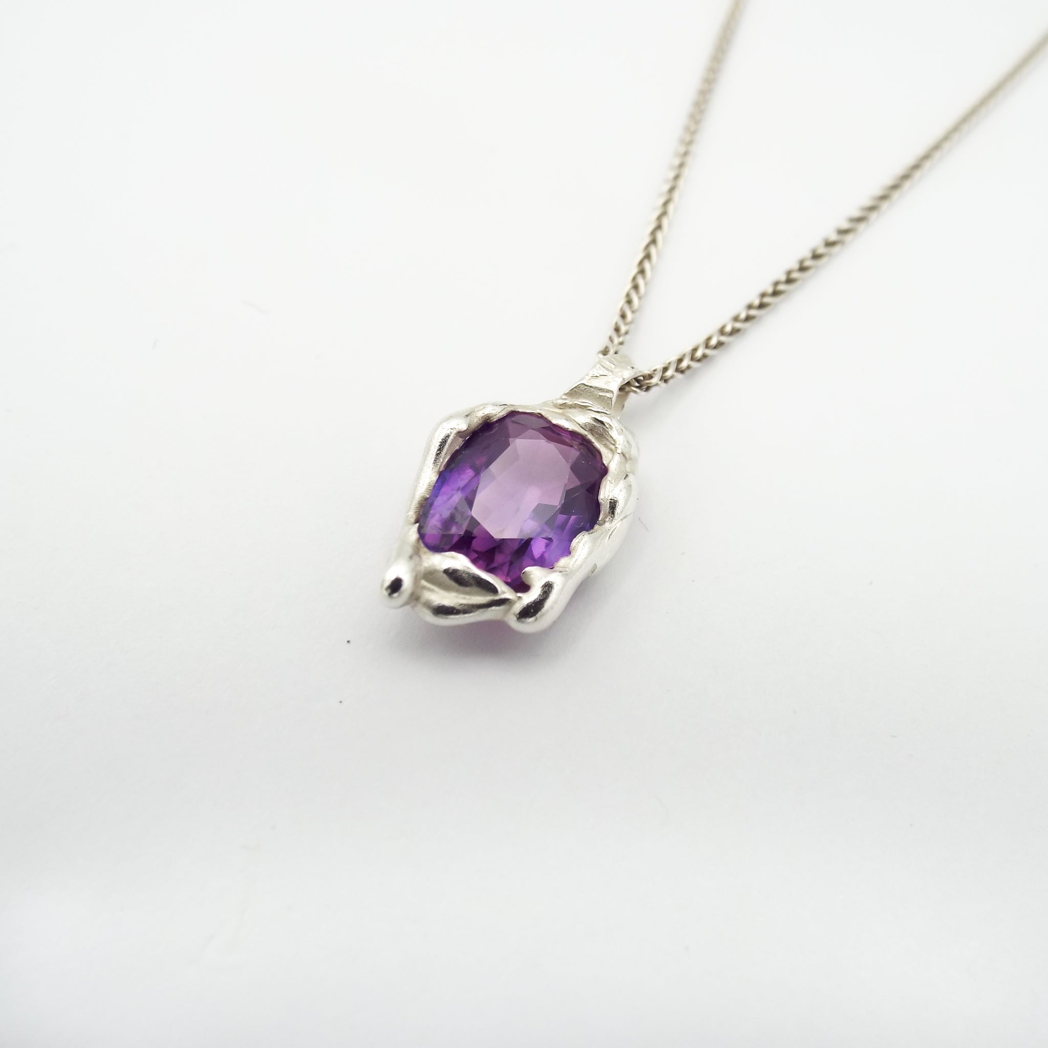 Blue &amp; Purple Sapphire Pendant