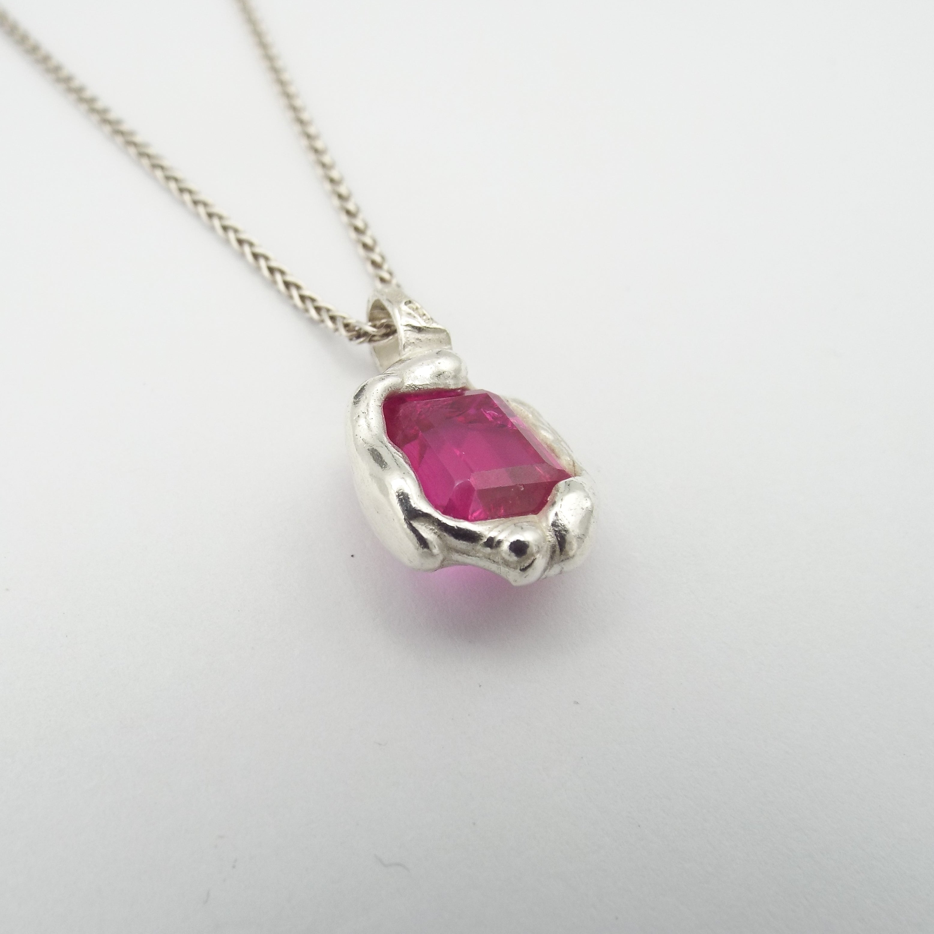Pink Sapphire Pendant