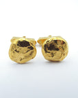 Gold Vermeil Lava Cufflinks